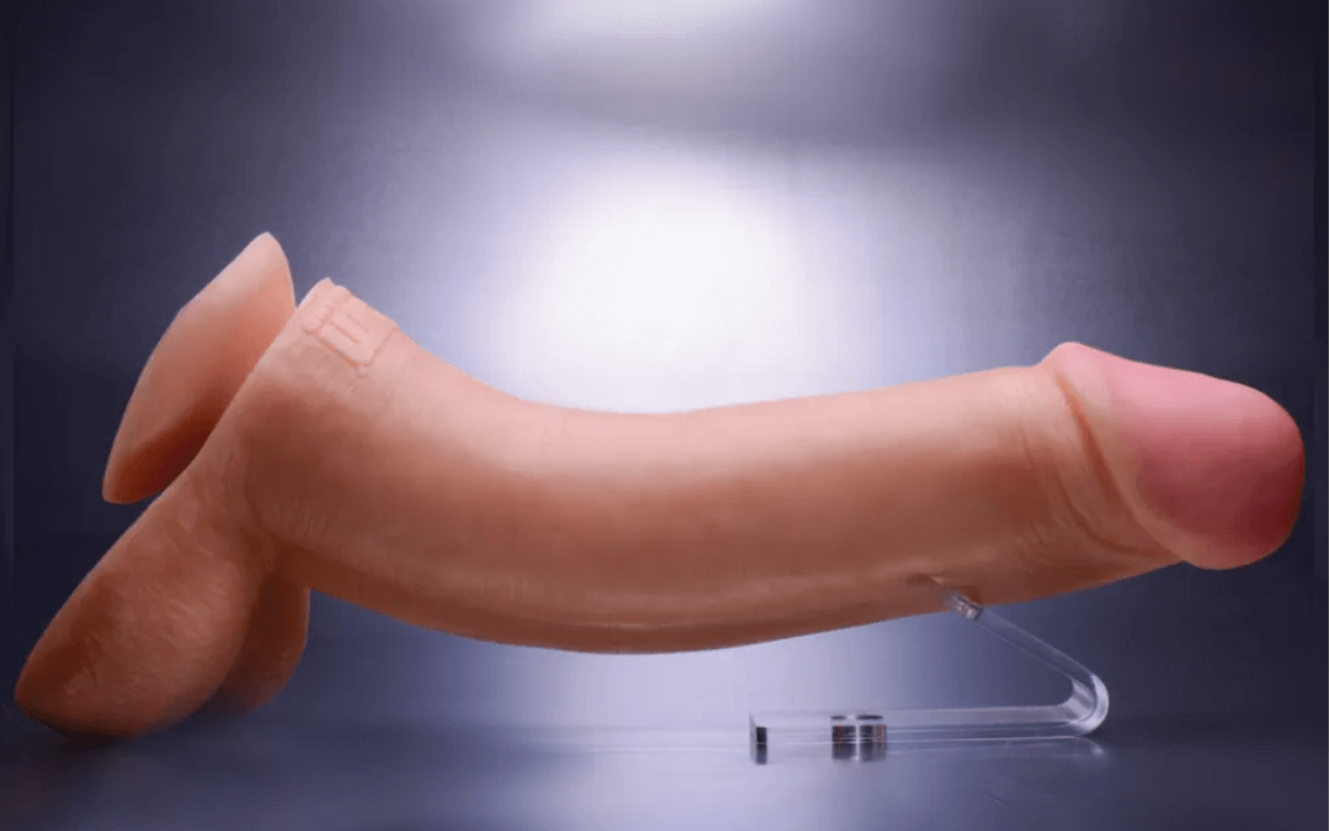 Aufbewahrung Sexspielzeug Symbolbild: Dildo. Englisch: Storing sex toys. Symbol: dildo.