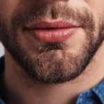 Blowjob Fetisch Symbolbild. Sinnlicher Männermund. Englisch: Blowjob fetish symbol picture: Sensual man's mouth.