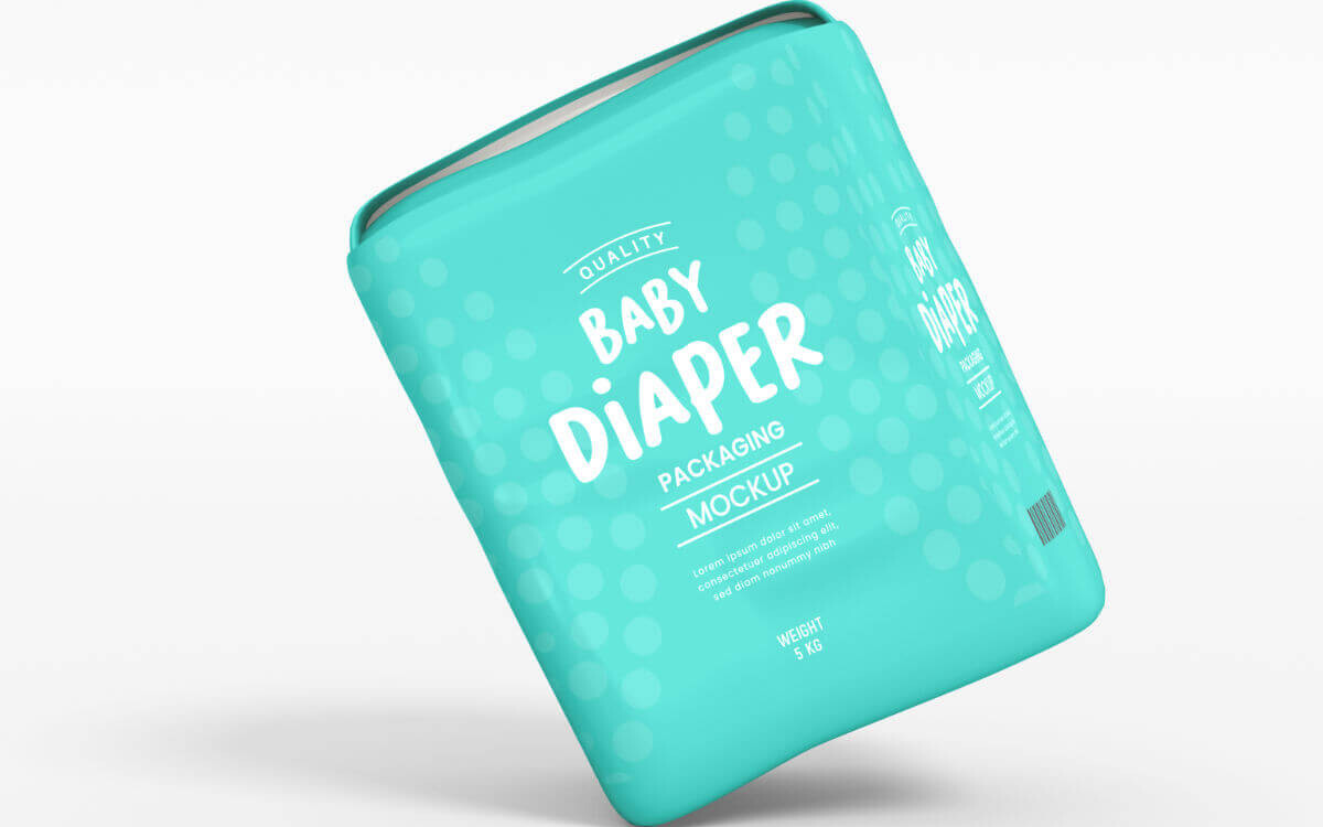Windelfetisch Symbolbild: Packung mit Windeln . Diaper fetish symbol image: Pack of diapers